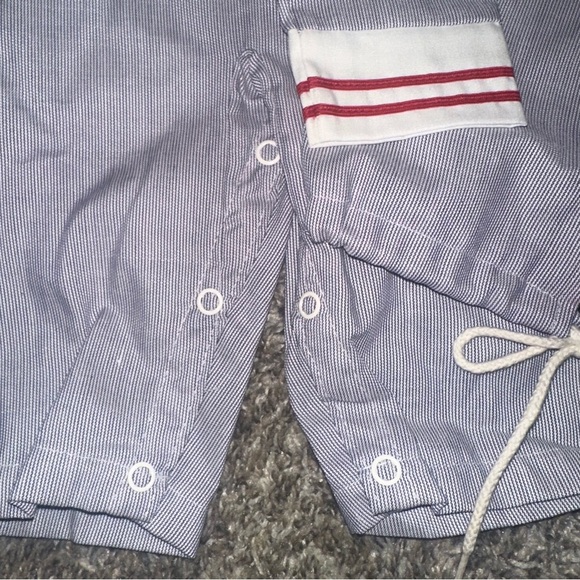 Vintage Doe-Spun Sail Boat Romper and Jacket 3-6 Months Summer Spring Vacation - Picture 5 of 11